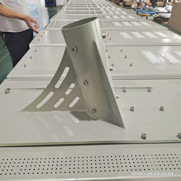 All-In-One Solar Street Light With Solar Panel, LiFePO4 Lithium Battery